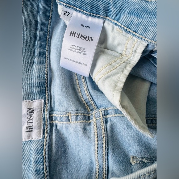 Hudson Blaire High Rise Denim Jeans Size 27 - Picture 6 of 7